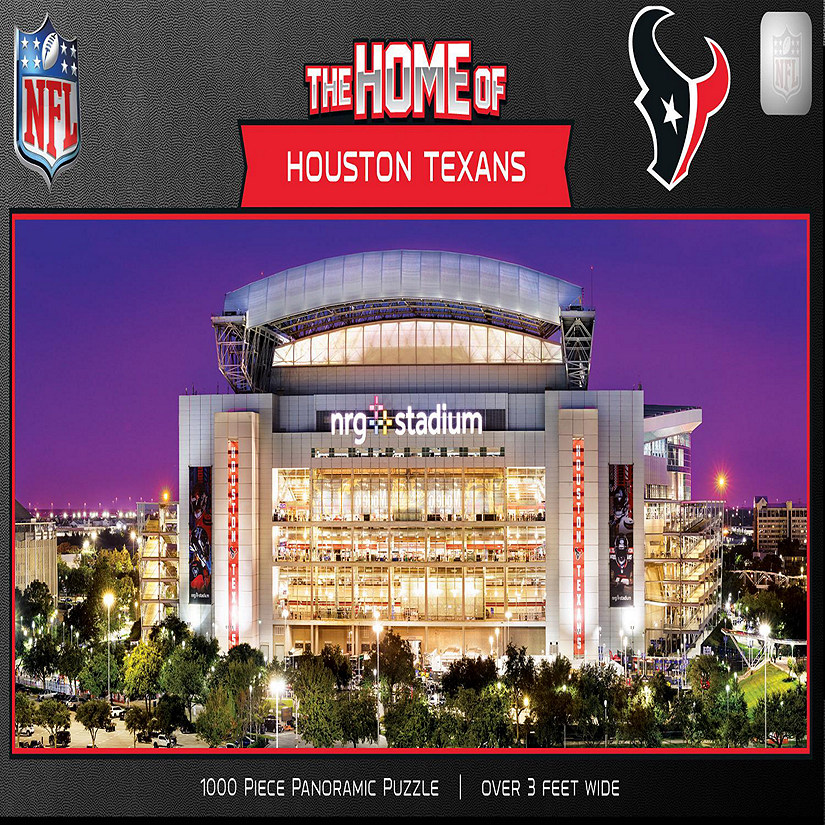 Houston Texans - Stadium View 1000 Piece Panoramic Jigsaw Puzzle Image