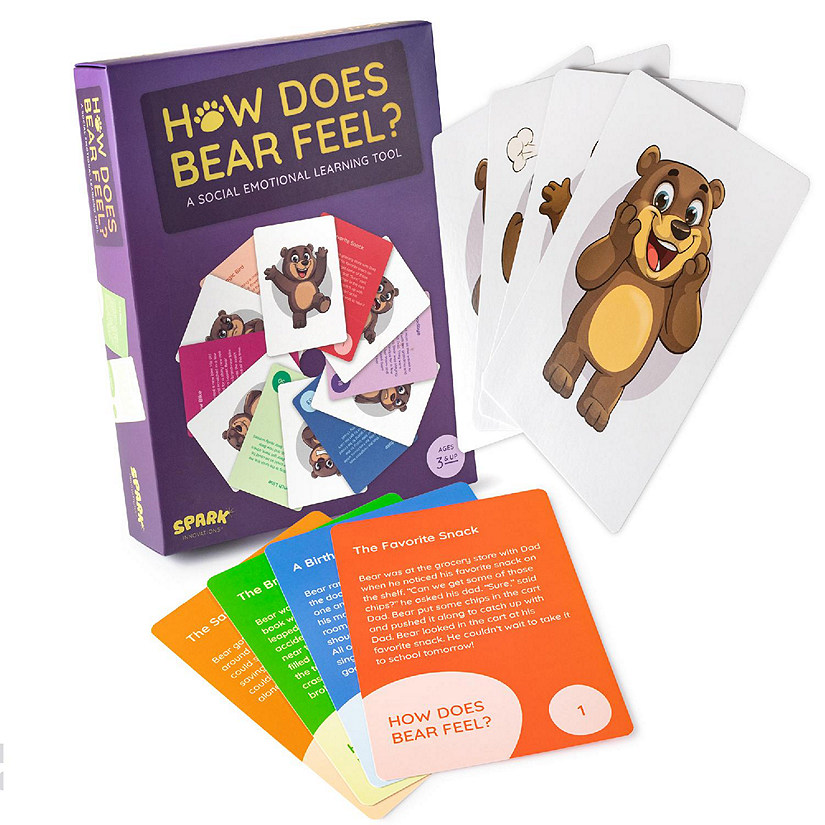 How Does Bear Feel Emotion Story Cards for Social Emotional Learning