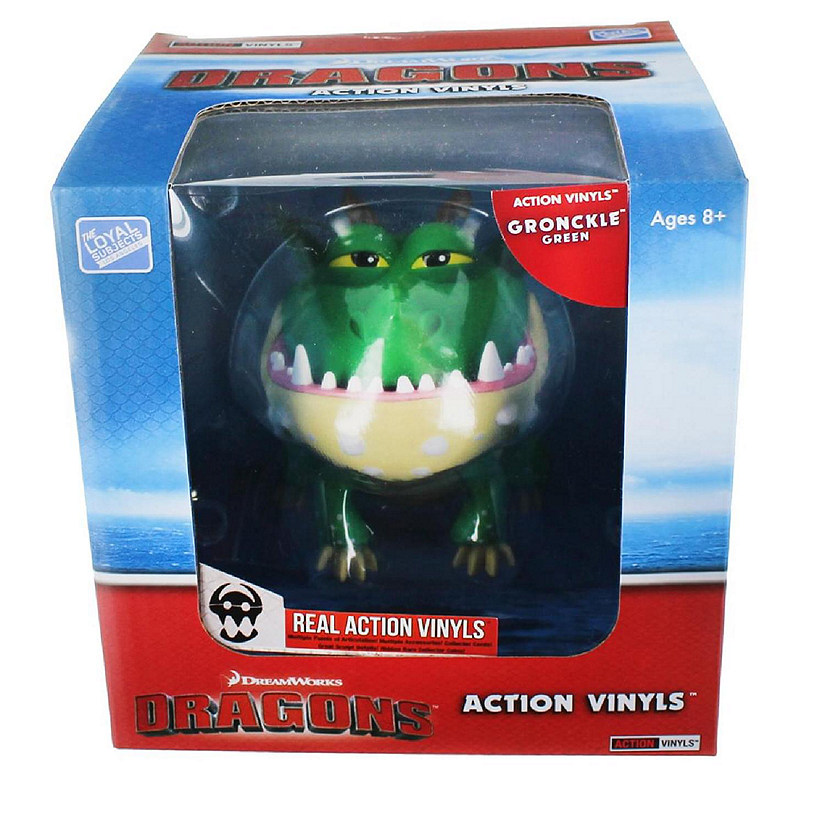 How To Train Your Dragon 6"-7" Action Vinyl: Gronckle (Green) Image