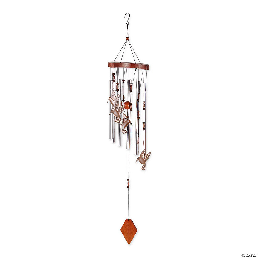 Hummingbird Flutter Wind Chimes 5.5X4X32" Image