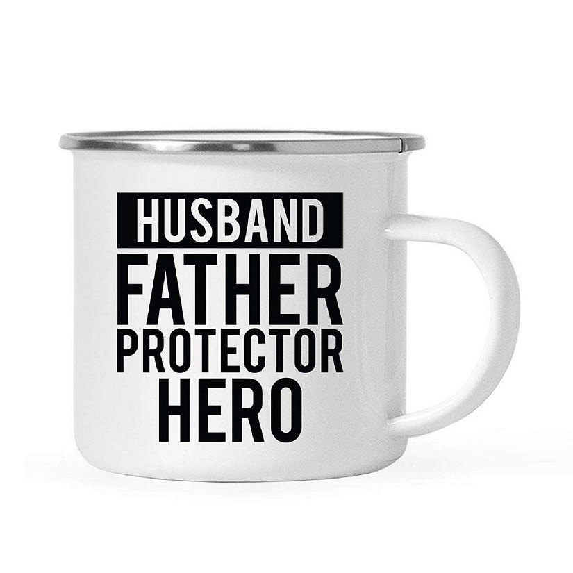 Husband Father Hero 11oz Campfire Mug Image