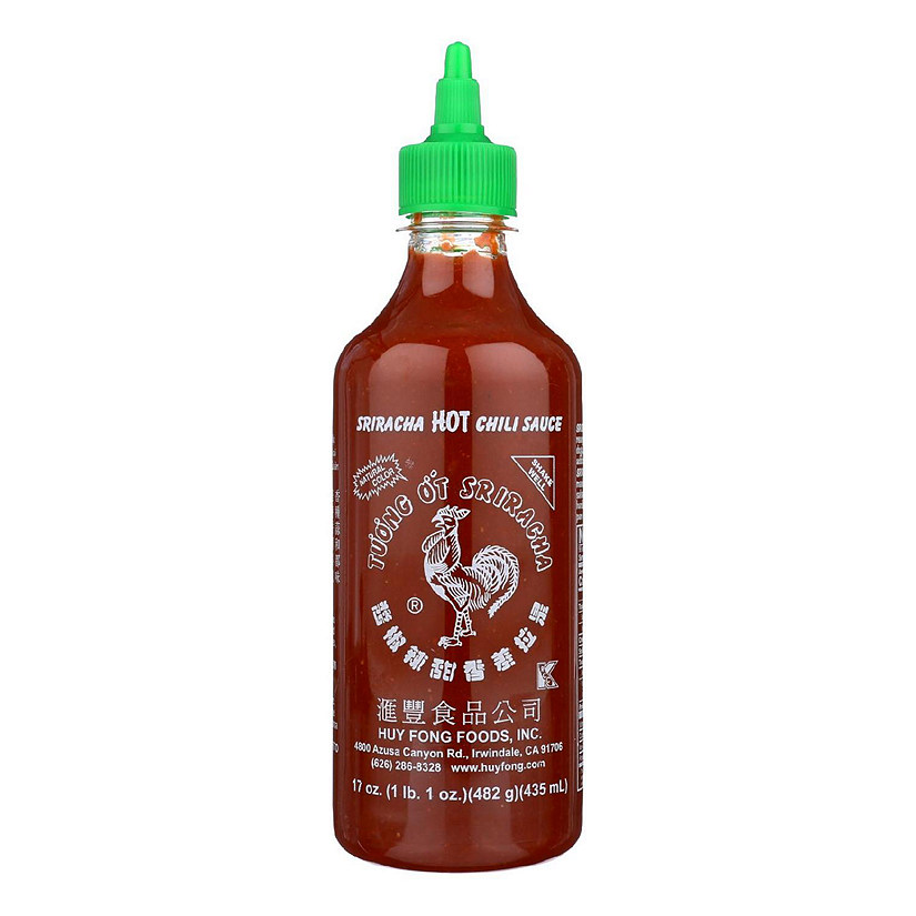 Huy Fong Hot Chili Sauce - Sriracha - Case of 12 - 17 oz. Image