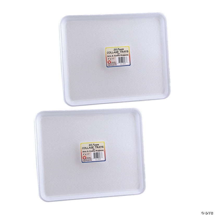 Hygloss&amp;#174; Foam Trays, 9&quot; x 11&quot;, 50 count Image