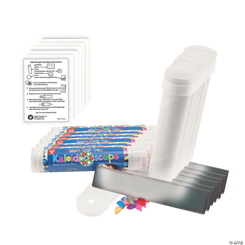 Hygloss&#174; Make A Kaleidoscope Kit, 6 Kits Image