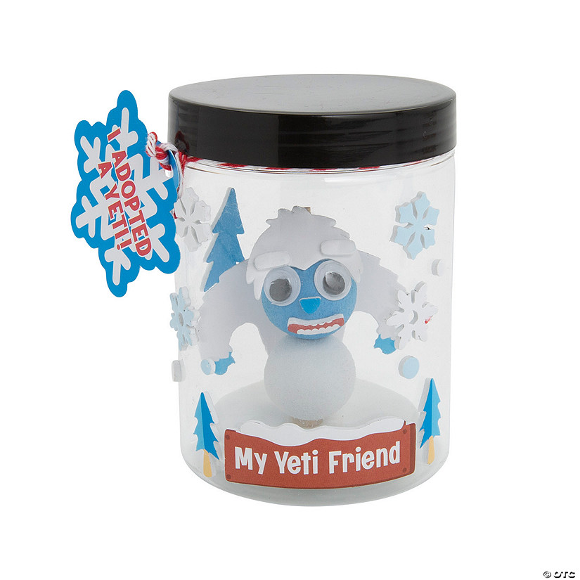 I Adopted a Yeti in a Jar Craft Kit - Makes 6 Image