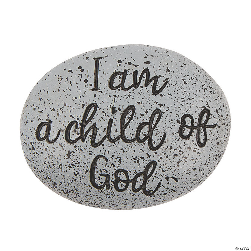 I Am a Child of God Worry Stones - 12 Pc. Image
