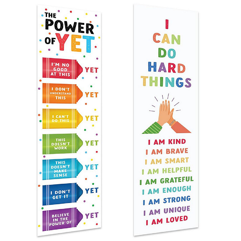 I Can Do Hard Things Banner 2PC - 13 x 48 Inch Image
