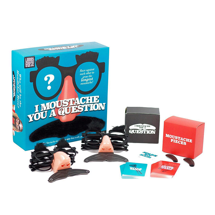 I Moustache You A Question Party Game  4-6 Players Image
