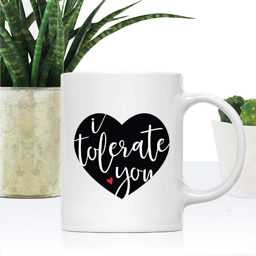 I Tolerate You Heart Mug, 1 Pack Image