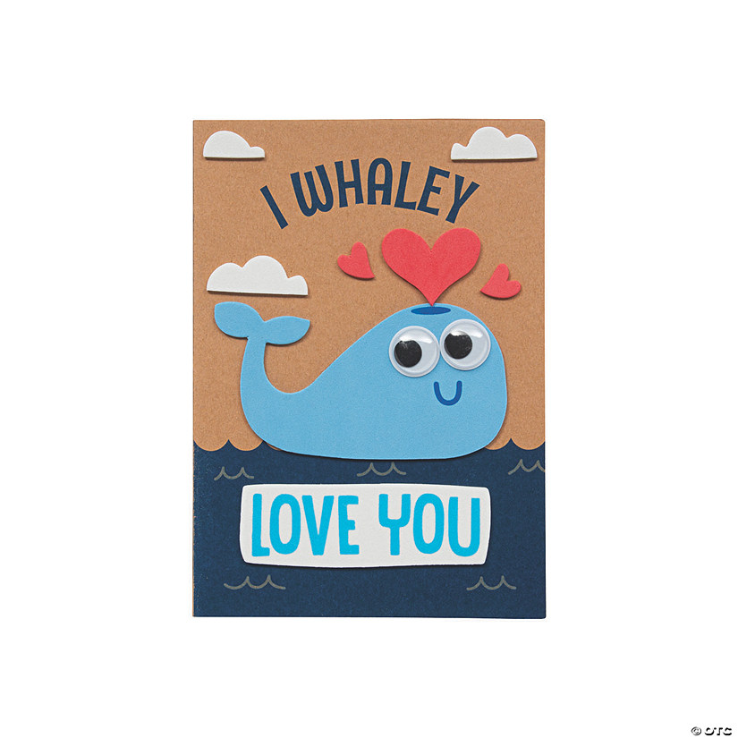 I Whaley Love You Card Craft Kit - Makes 12 Image