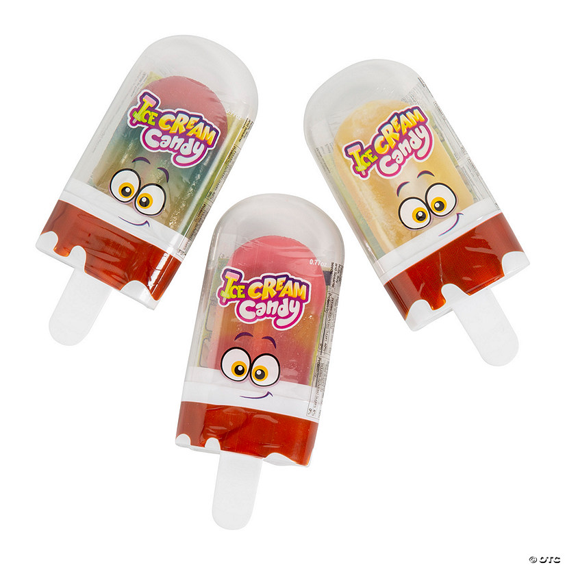 Ice Cream Candy Lollipops - 12 Pc. Image