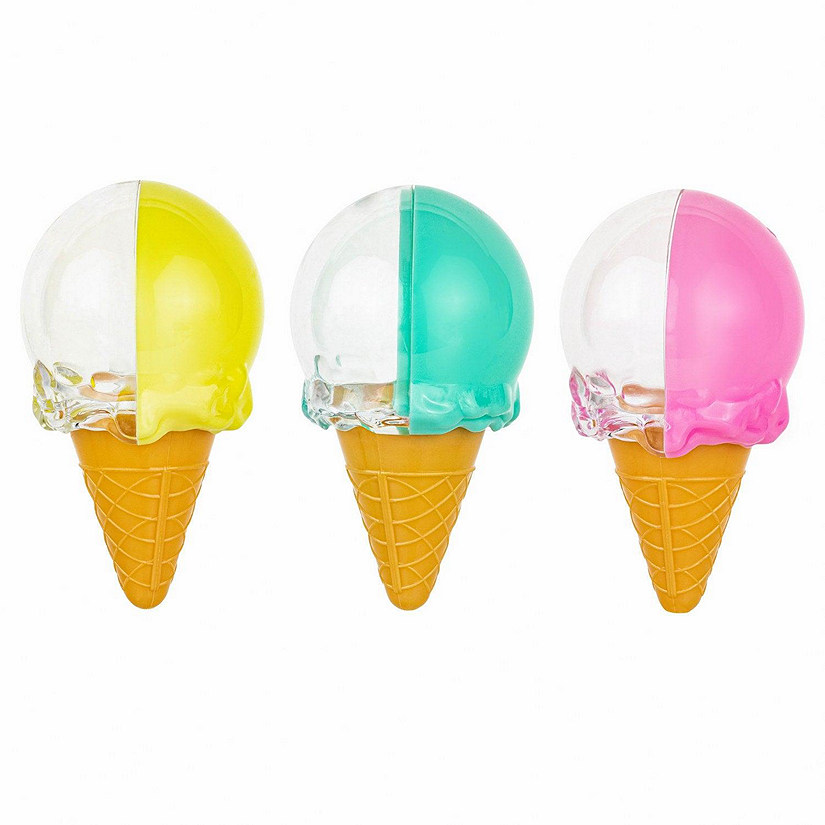 Ice Cream Shaped Acrylic Candy Boxes 24 Pack 1.96"X3.54" Image