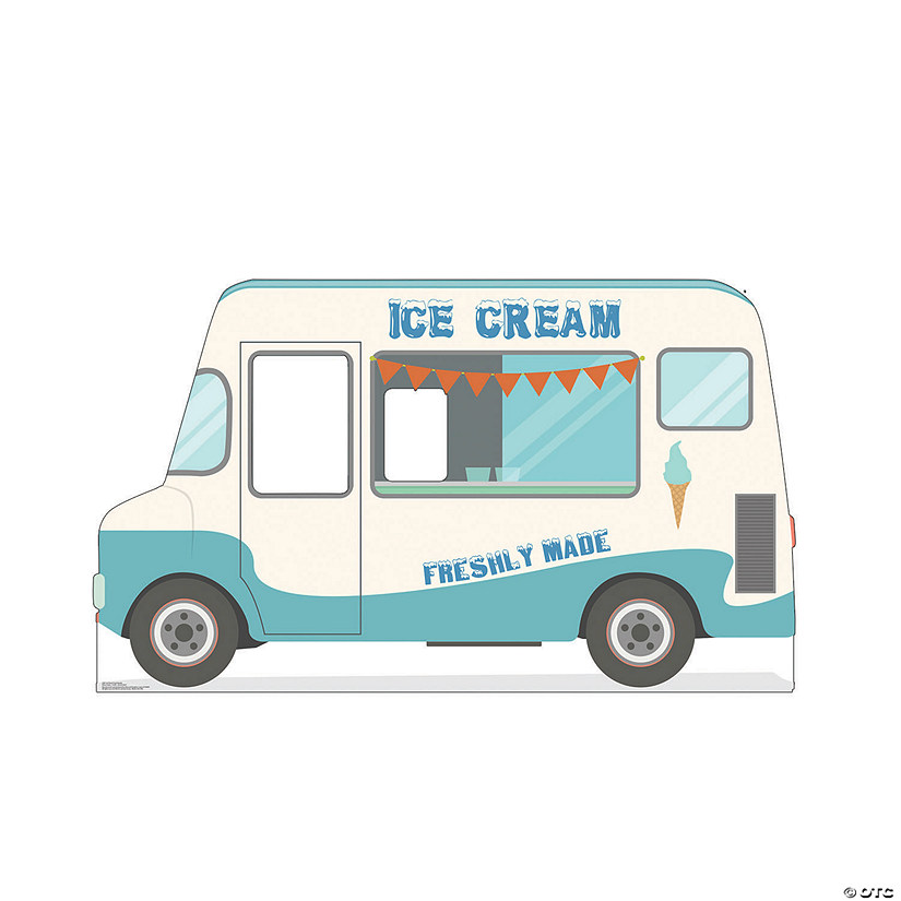 Ice Cream Truck Life-Size Cardboard Stand-In Stand-Up Image