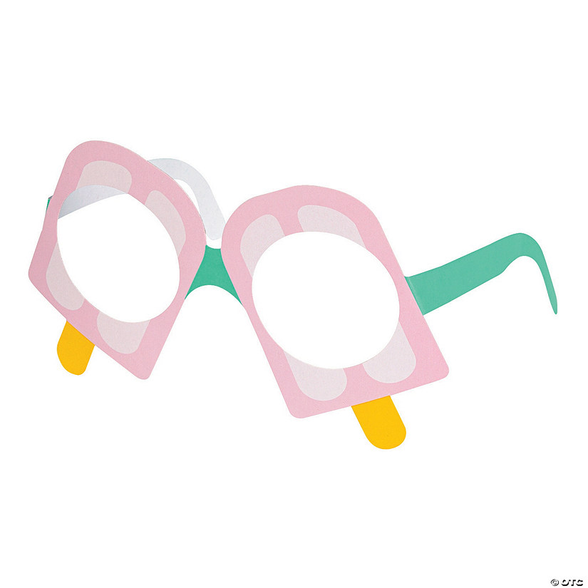 Ice Pop Paper Glasses - 12 Pc. Image