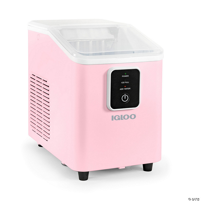 Igloo 26lb Self-Cleaning Ice Maker, Pink Image