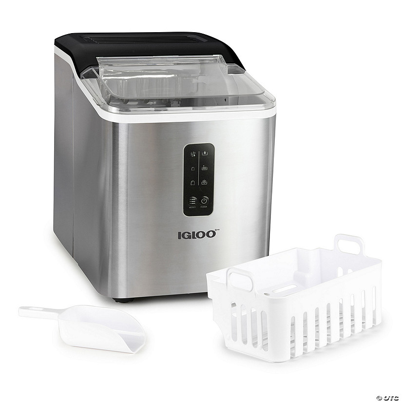 Igloo Automatic Self-Cleaning 26-Pound Ice Maker, Stainless Steel Image