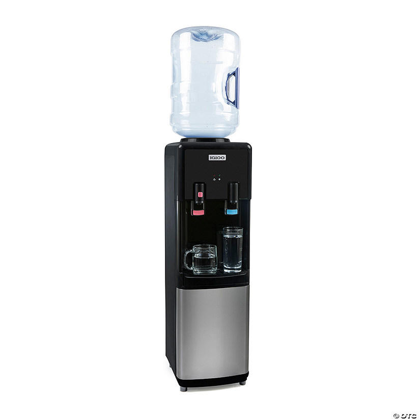 Igloo Hot &amp; Cold Top Loading Water Dispenser, Black Image