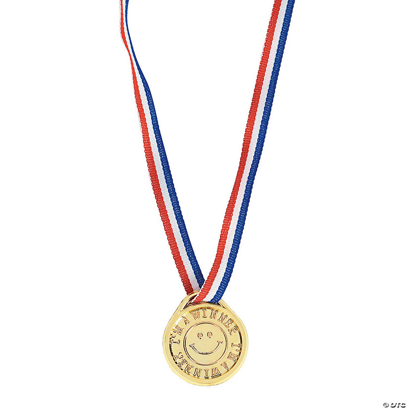 "I'm A Winner" Gold Medals - 12 Pc. Image