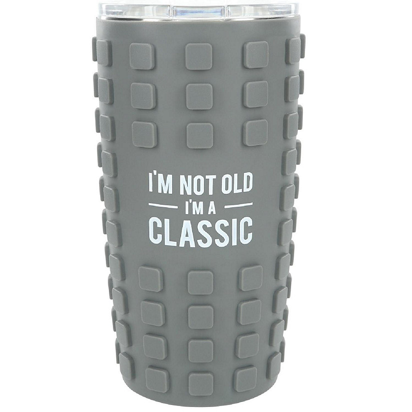 I'm Not Old I'm A Classic Travel Tumbler with 3D Silicone Wrap 20 oz Image