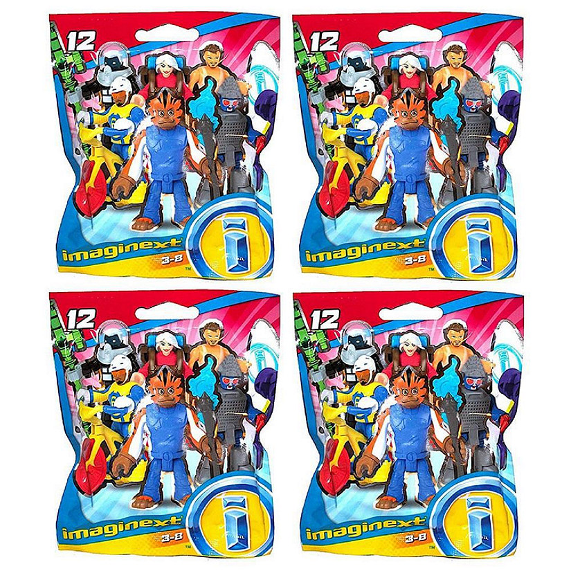 Imaginext Series 12 Surprise Bag 4-Pack Collectible Figures Fisher-Price Image