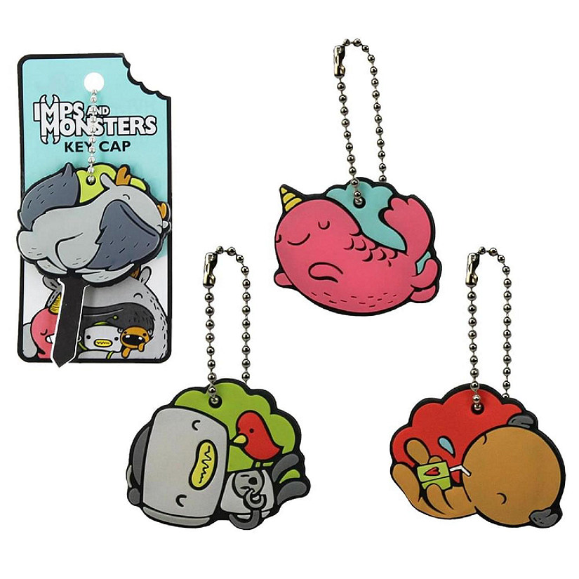 Imps & Monsters Keycap Gift Set: Clarence, Digby, Kipp, & Narwhalicorn Image