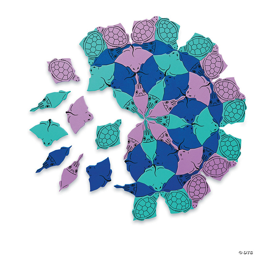 In the Ocean Tessellation Puzzle Image