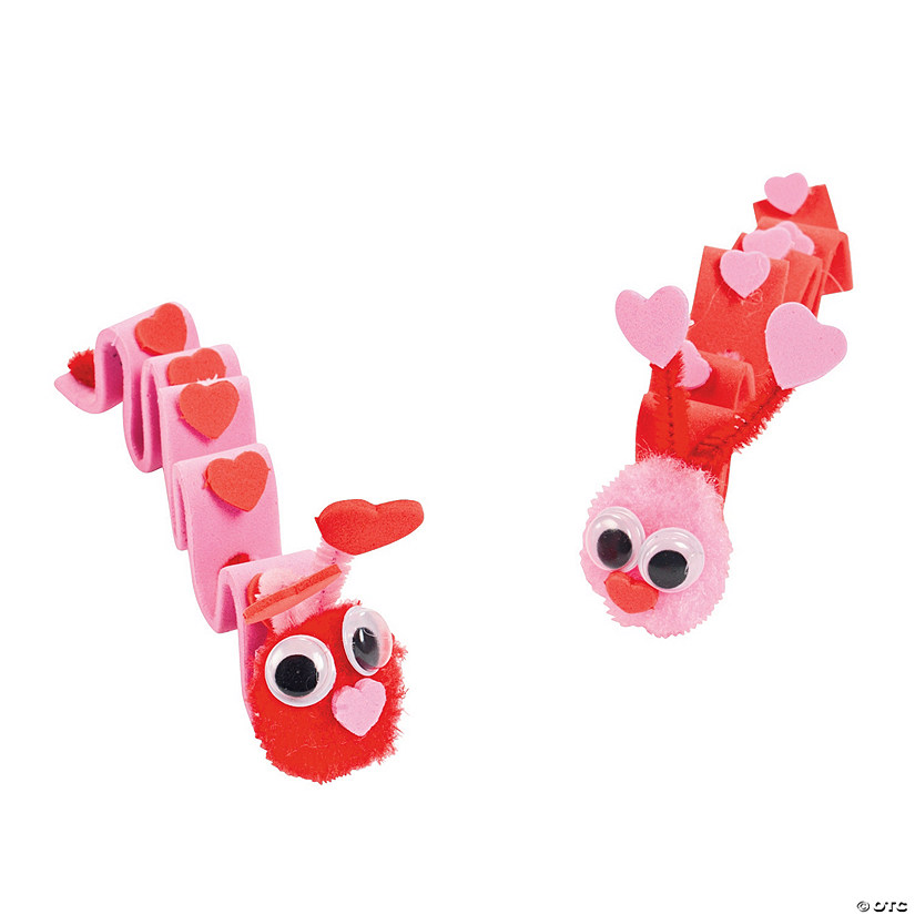 Inchworm Valentine's Day Craft Kits 