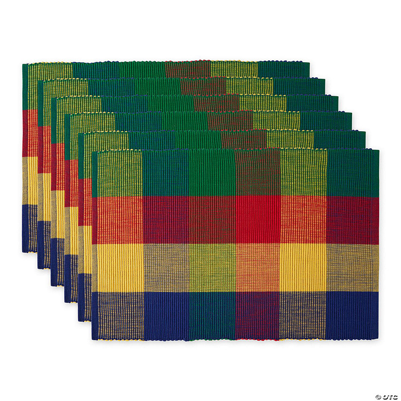 Indian Summer Ribbed Placemat (Set Of 6) Image