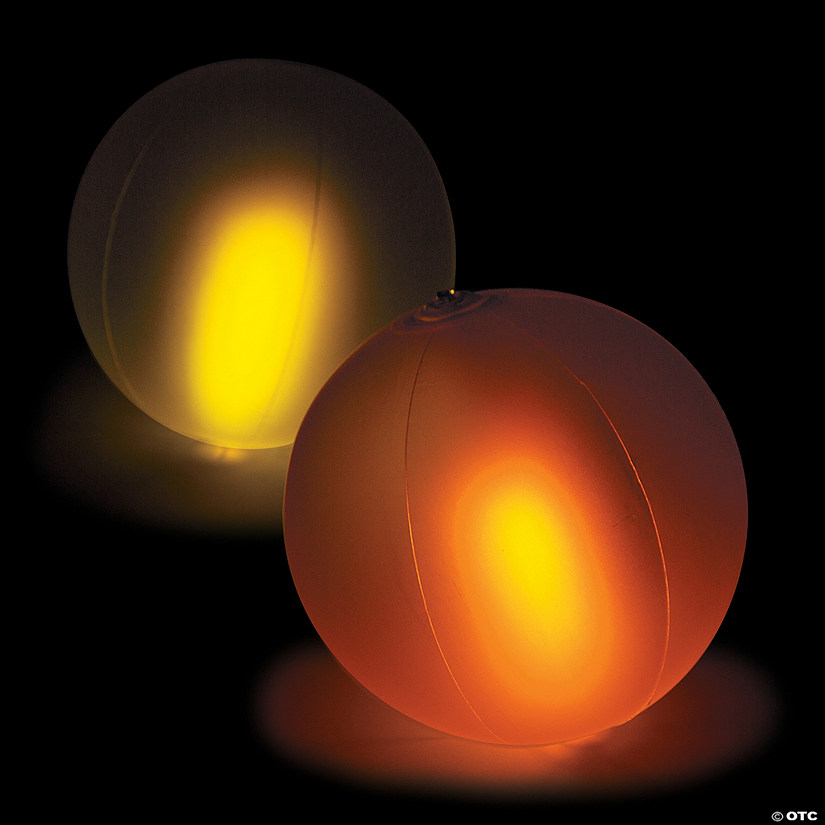 lighted beach balls