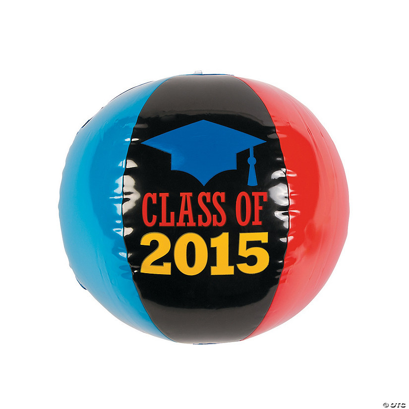 Inflatable 11 Class Of 2015 Graduation Medium Beach Balls