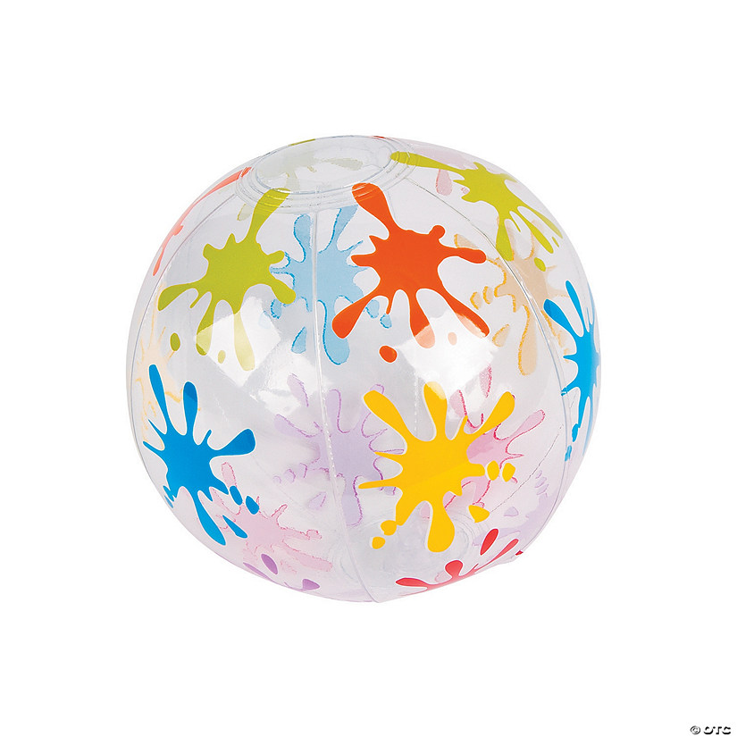 Inflatable 5" Little Artist Mini Beach Balls Oriental Trading