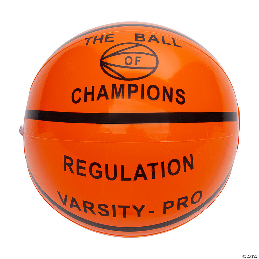 Inflatable 9" Basketballs 12 Pc. Oriental Trading
