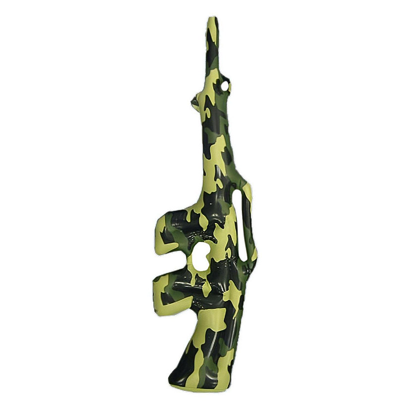 Inflatable Camouflage Gun Costume Accessory Image