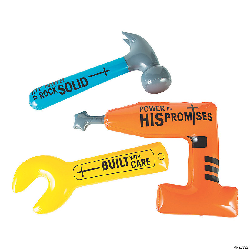 Inflatable Construction VBS Tools - 3 Pc. Image