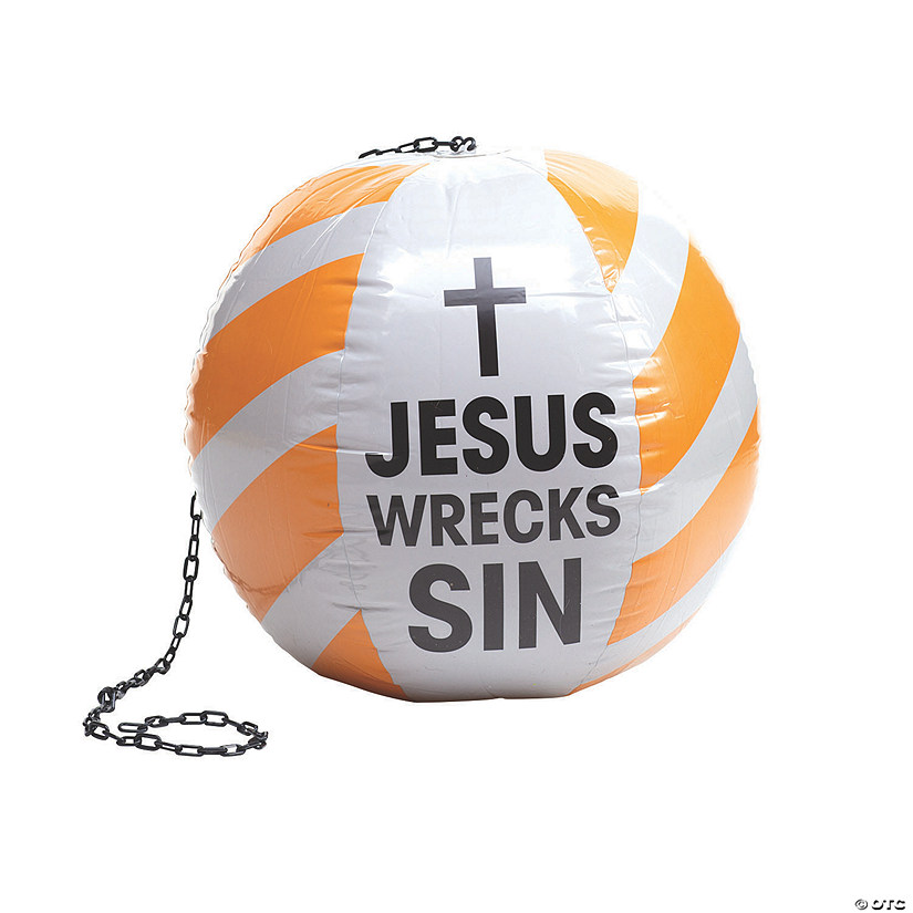 Inflatable Construction VBS Wrecking Ball Image