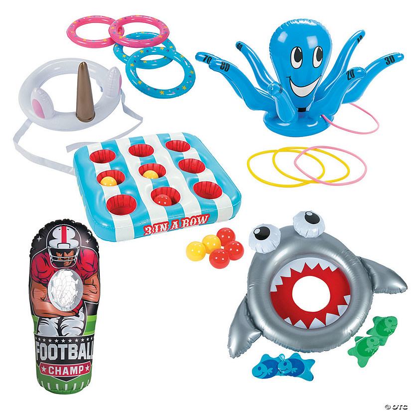 Inflatable Games Boredom Buster Kit - 5 Games Image