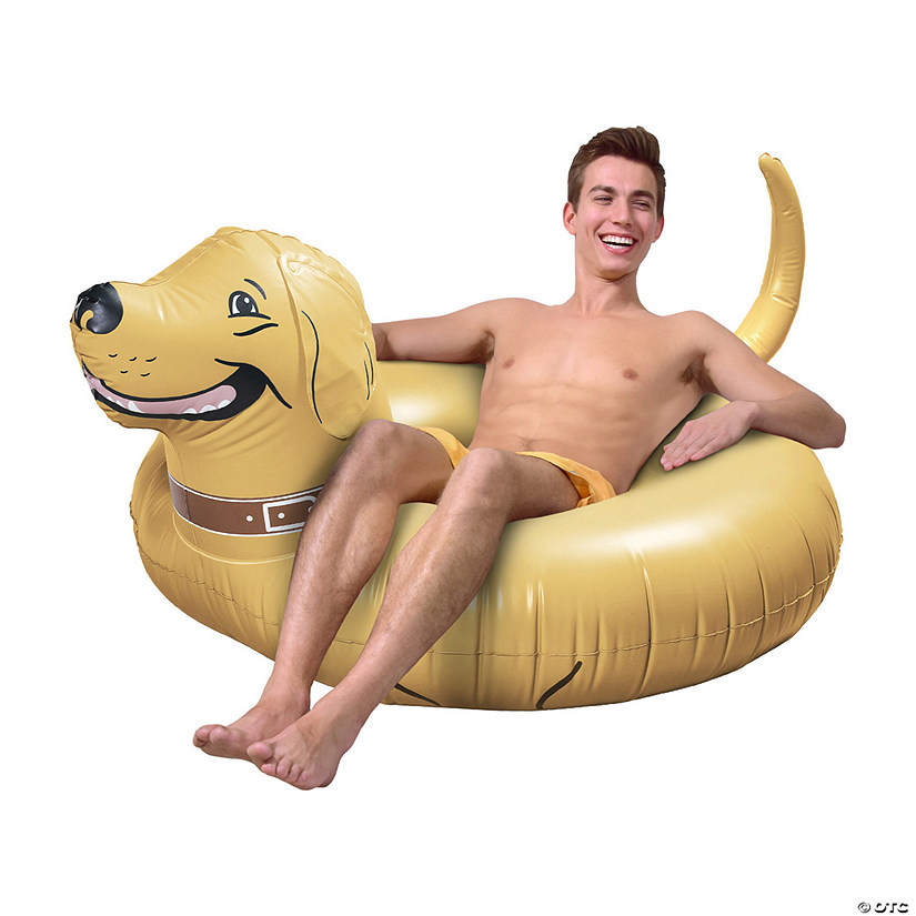 Inflatable GoFloats&#8482; Buddy the Dog Tube Raft Image