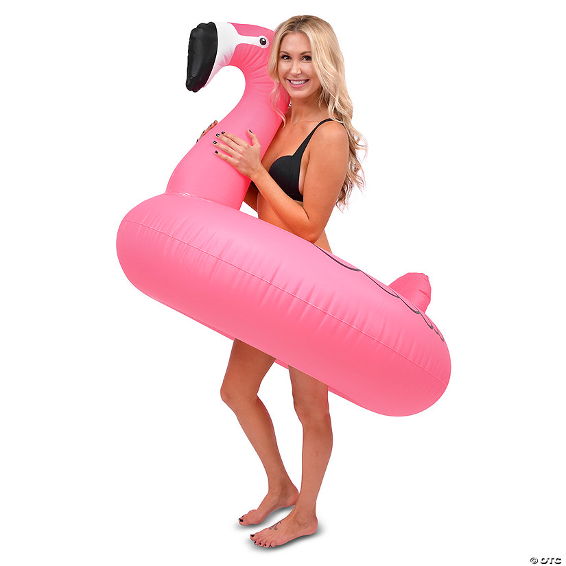 Inflatable GoFloats&#8482; Flamingo Tube Raft Image