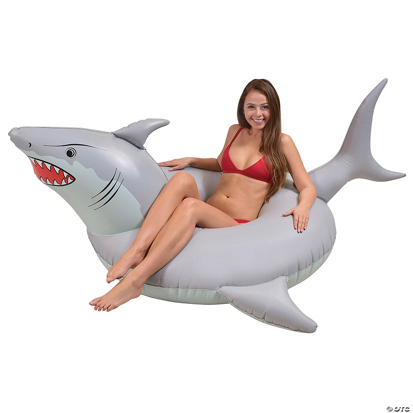 Inflatable GoFloats&#8482; Shark Tube Raft Image