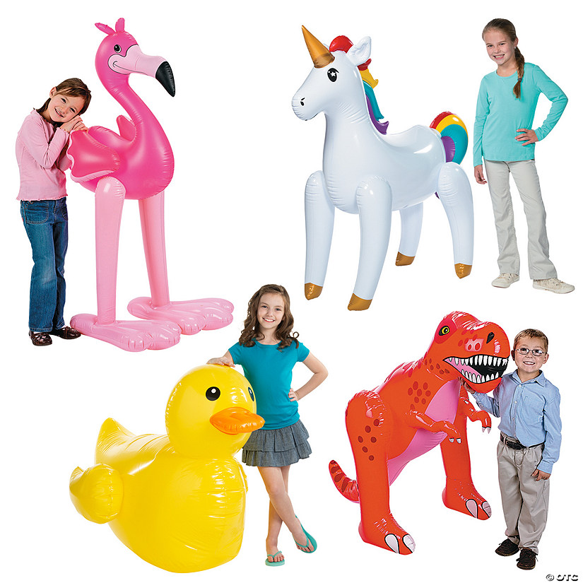 Inflatable Jumbo Characters Assortment Kit - 4 Pc. Image