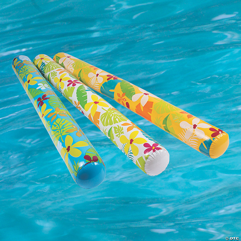 Inflatable Luau Pool Noodles Oriental Trading