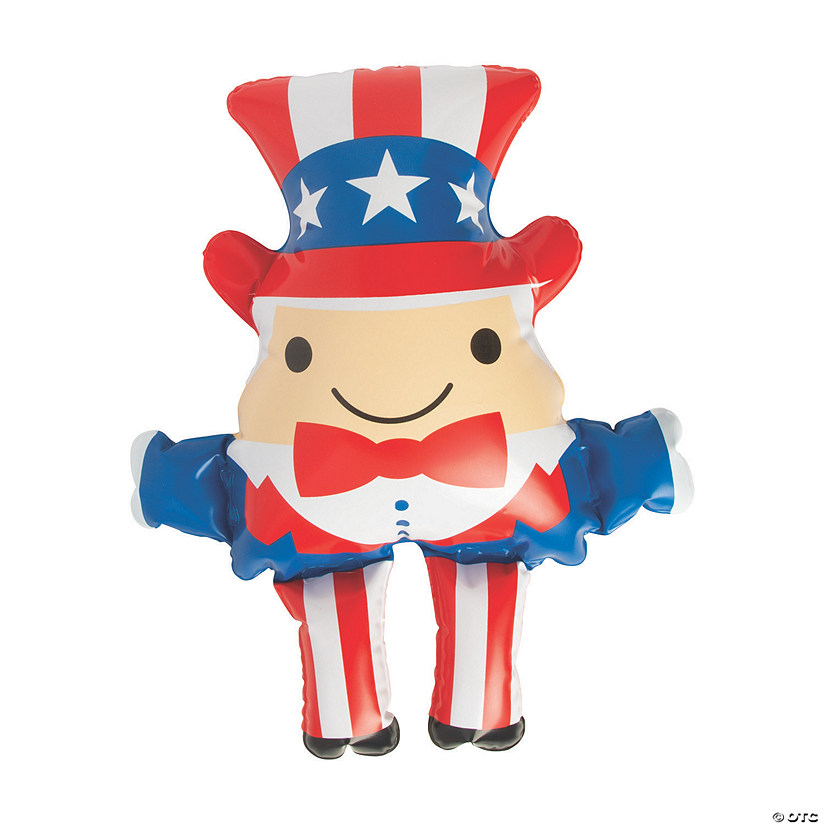 Inflatable Patriotic Uncle Sam - 12 Pc. Image