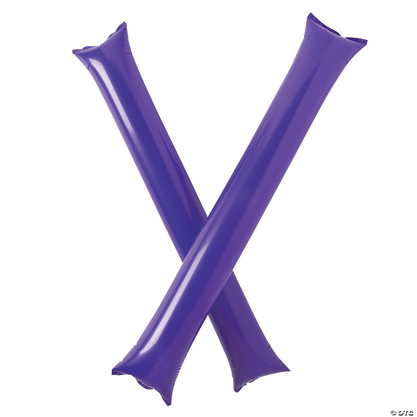 Inflatable Purple Boom Sticks - 24 Pc. Image