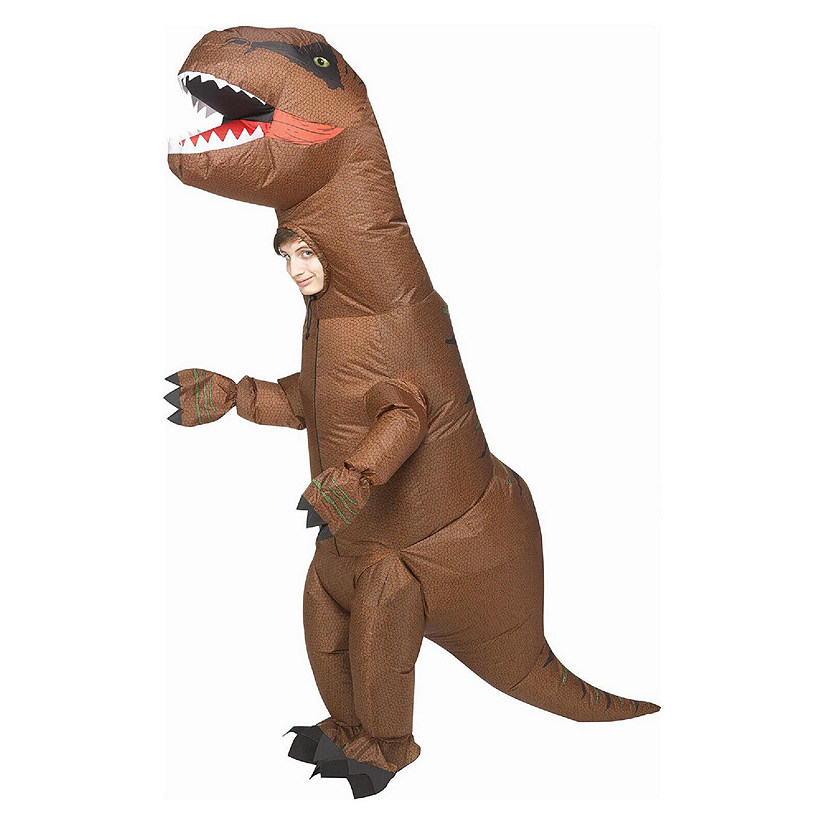Inflatable T-Rex Child Costume  One Size Fits Up To Size 14 Image