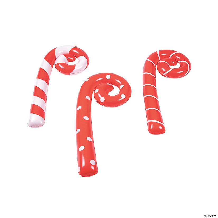 Inflatable Whimsical Candy Canes - Less Than Perfect Image