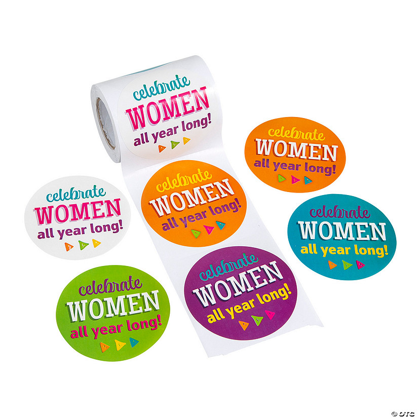 Influential Women Sticker Roll - 100 Pc. Image