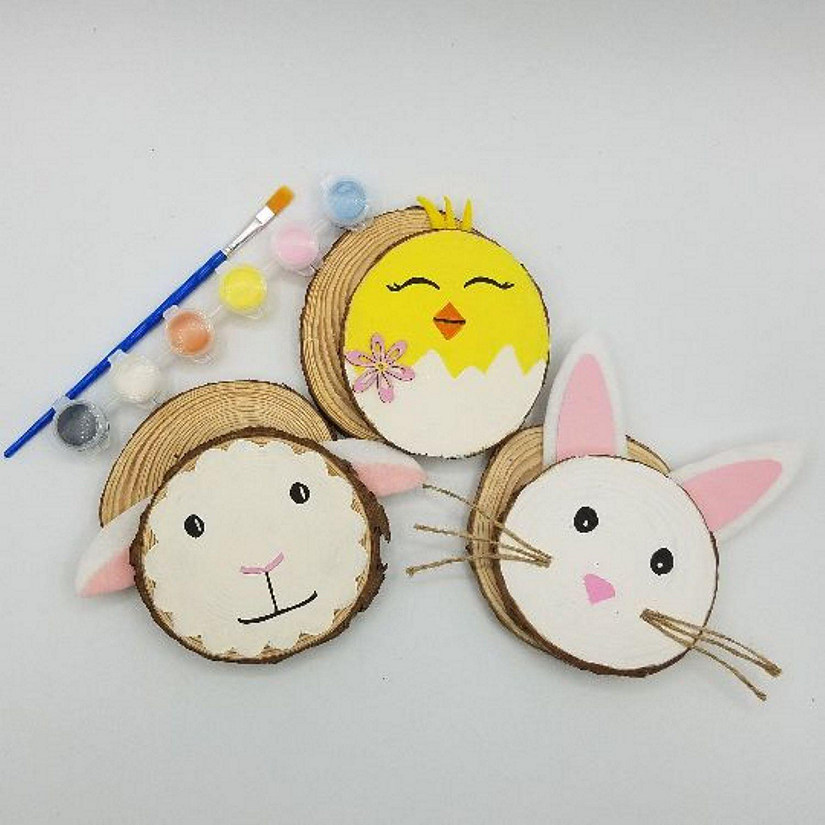 Ink and Trinket Kids DIY Rustic Easter Ornament Craft Kit Image