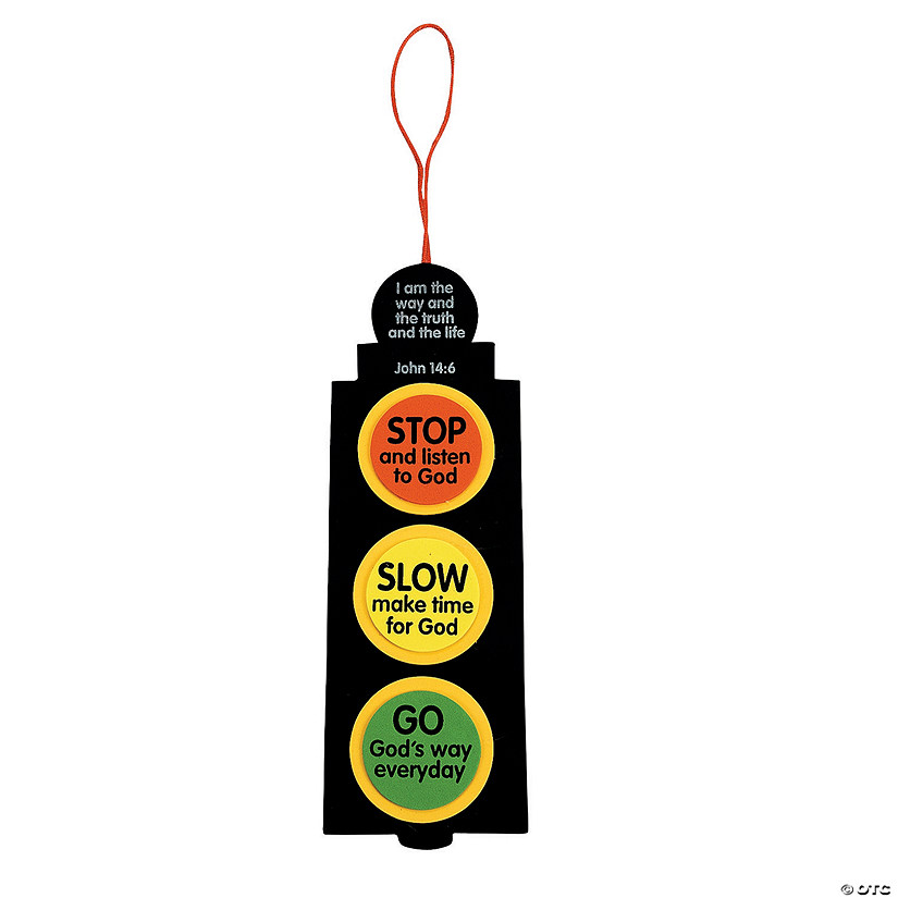 Inspirational Traffic Light Craft Kit - Makes 12 Image