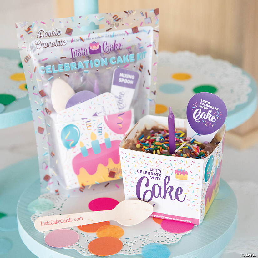 InstaCake Double Chocolate Celebration Cake Kit Image