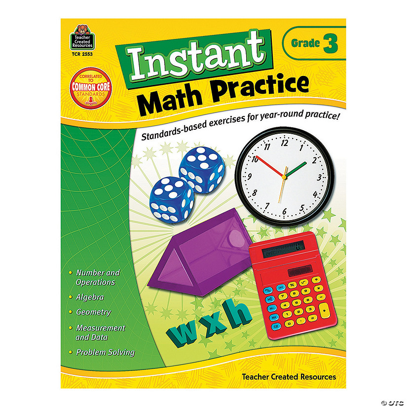 Instant Math Practice Grade 3 Image
